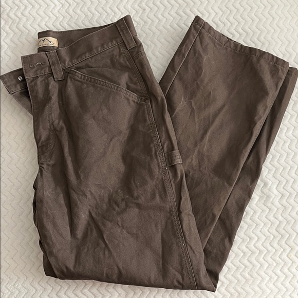 Men's Brown Insulated Pants - Picture 1 of 3